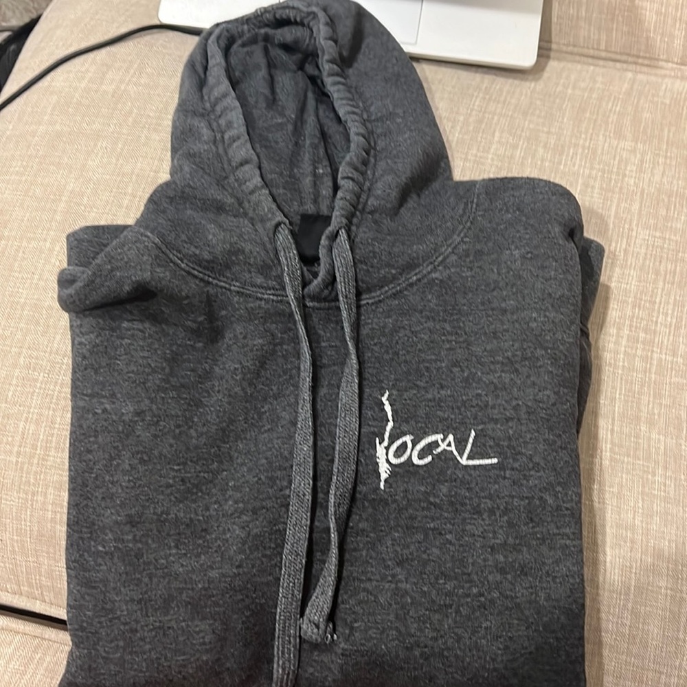Lake George, NY local mens size Medium gray hoodie